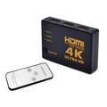 4K Ultra HD 3 to 1 HDMI Switch with Remote Control