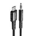 Acefast Audio Cable USB-C to 3.5mm Jack - 1.2m - Black