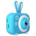 Digitalna Kamera za Decu u Obliku Životinje X5 12MP - Zec / Plava
