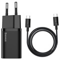 Baseus Super Si Quick Charger and USB-C/USB-C Cable - 25W