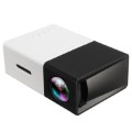 Mini Prenosni Full HD LED Projektor YG300 (Otvoreno pakovanje - Zadovoljavajuće Stanje) - Crna / Bela
