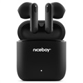 Niceboy Hive Beans True Wireless Slušalice (Otvoreno pakovanje - Zadovoljavajuće Stanje) - Crne