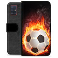 Samsung Galaxy A51 Premijum Futrola-Novčanik - Fudbalski Plamen