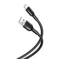 XO NB212 USB-A / USB-C Cable - 2.1A, 1m - Black