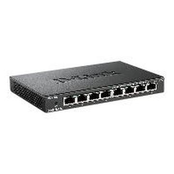 D-Link DES 108 8-portni Fast Ethernet Desktop Prekidač - Crni