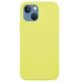 iPhone 15 Liquid Silikonska Maska - Žuta