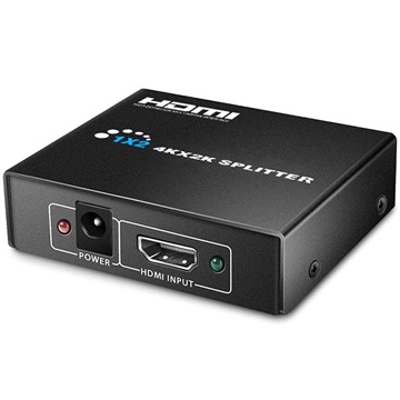 HDMI Razdelnik 1 x 2 - 3D, 4K Ultra HD - Crni