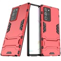 Armor Series Samsung Galaxy Note 20 Plus Hybrid Case with Kickstand - Red