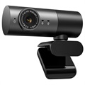 1080p Webcam with Autofocus and Speaker - 2MP - Black