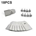 18-Pack Endurance Blades for Gardena Sileno Robotic Lawnmower