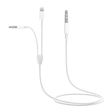 2 u 1 3.5mm AUX Audio Kabl - iOS, Android - Beli