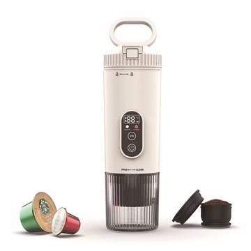 3-in-1 Portable Espresso Machine with Nespresso/DolceGusto capsules, and Coffee Powder
