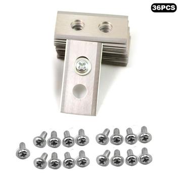36-Pack Stainless Steel Replacement Blades for Worx Landroid L/M/Vision/S Robotic Lawn Mower