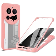 Xiaomi 15 Ultra 360 Protection Serija Maska - Roze / Providna
