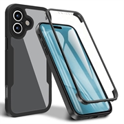 iPhone 17 360 Protection Series Case - Black / Clear