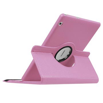 Huawei MediaPad T3 10 Rotirajuća Zaštitna Futrola - Roze