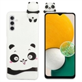 Samsung Galaxy A04s/A13 5G 3D Cartoon TPU Maska - Bela Panda
