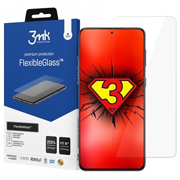 3MK FlexibleGlass Samsung Galaxy S21+ 5G Hybrid Screen Protector - 7H, 0.3mm - Clear