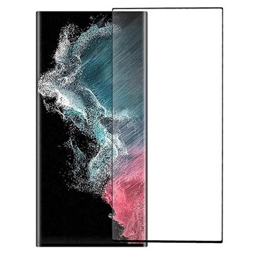 3MK HardGlass Max Samsung Galaxy S23 Ultra 5G Zaštitno Kaljeno Staklo - 9H - Crno