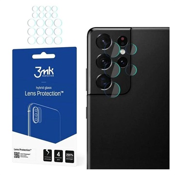 3MK Hybrid Samsung Galaxy S21 Ultra 5G Zaštitno Staklo Za Kameru - 4 Komada