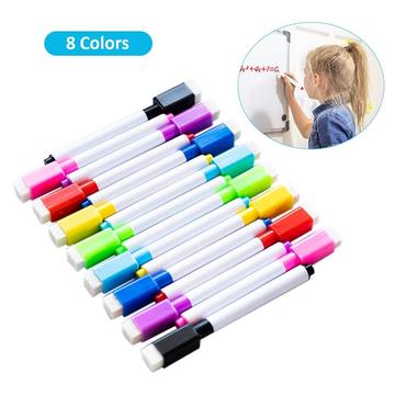 8-Pack Magnetic Whiteboard Markers