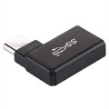 USB-C / USB 3.0 OTG Adapter na 90-stepeni - 10Gbps - Crni