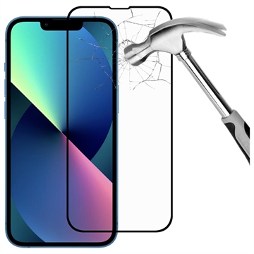 iPhone 14/13 Pro/13 9D Full Cover Zaštitno Kaljeno Staklo - 9H - Crne Ivice