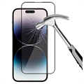 iPhone 14 Pro 9D Full Cover Zaštitno Kaljeno Staklo - Crne Ivice