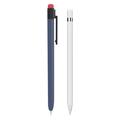 AHASTYLE PT80-1-K For Apple Pencil 2nd Generation Stylus Pen Silicone Cover Anti-drop Protective Sleeve - Midnight Blue