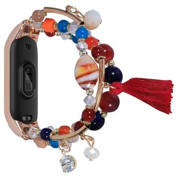 Agate Beads Serija Xiaomi Mi Smart Band 7 Kaiš - Šareni