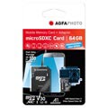 AgfaPhoto Professional High Speed MicroSDXC Memorijska Kartica - 64GB