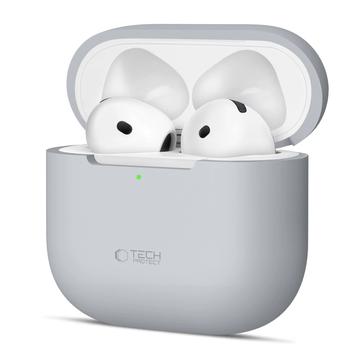 AirPods 4 Tech-Protect Silicone Case - Crayon Grey