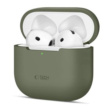 AirPods 4 Tech-Protect Silicone Case - Olive Green