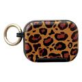 AirPods Pro 3 Leopard Print Case with Phone Stand & Makeup Mirror