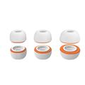 AirPods Pro/Pro 2 AhaStyle WG181 Replacement Ear Tips - 3 Pairs - White / Orange