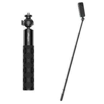 Amagisn Sports Camera Selfie Stick with Ball Head & 1/4" Screw for DJI, GoPro, Insta360 - 70cm