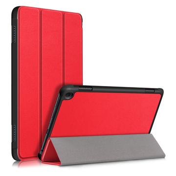 Amazon Fire HD 8 (2020)/8 Plus (2022) Tri-Fold Serija Smart Zaštitna Futrola - Crvena