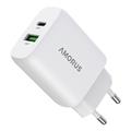 Amorus 30W GaN Fast Wall Charger - White