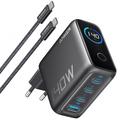 Anker Zolo 140W GaN Desktop Charger with USB-C Cable - Black