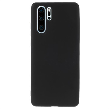 Huawei P30 Pro Anti-Fingerprint Mat TPU Zaštitna Maska - Crna