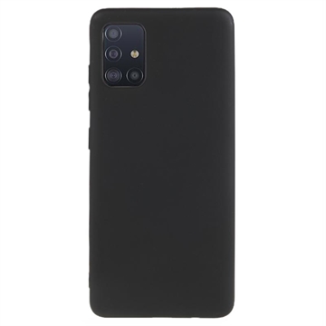 Anti-Fingerprint Mat Samsung Galaxy A51 TPU Zaštitna Maska - Crna