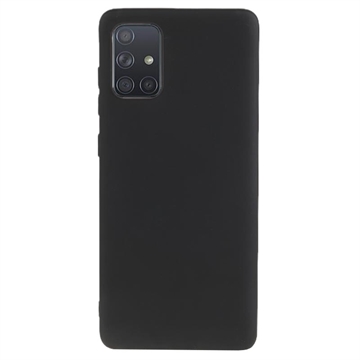 Anti-Fingerprint Mat Samsung Galaxy A71 TPU Zaštitna Maska - Crna