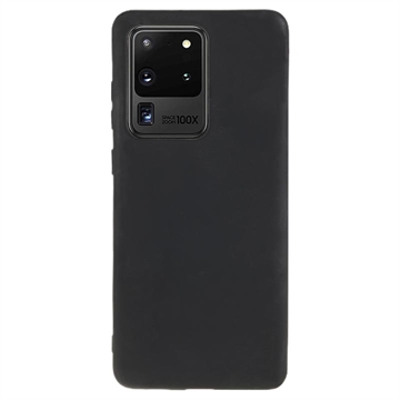 Anti-Fingerprint Mat Samsung Galaxy S20 Ultra TPU Zaštitna Maska - Crna
