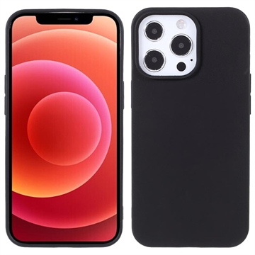 Anti-Fingerprint Mat iPhone 13 Pro Max TPU Zaštitna Maska - Crna