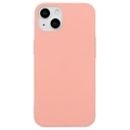 iPhone 15 Plus Anti-Fingerprint Mat TPU Zaštitna Maska - Roze