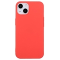 iPhone 15 Plus Anti-Fingerprint Mat TPU Zaštitna Maska - Crvena