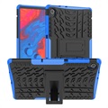 Lenovo Tab K10 Anti-Slip Hybrid Case with Kickstand (Open Box - Excellent) - Black / Blu