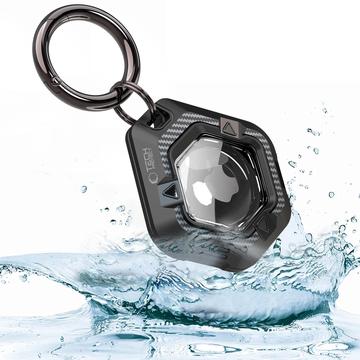 Apple AirTag 1/2 Tech-Protect Defense Case with Carabiner - Black