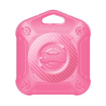 Apple AirTag 1/2 IP67 Waterproof Case w. Keyring - Pink