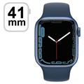 Apple Watch 7 WiFi MKN13FD/A - Aluminum, Abyss Blue Sport Band, 41mm - Plava
